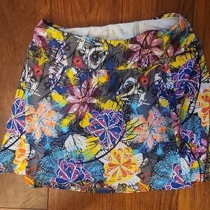 SkirtSports Colorful Floral Mini Skirt